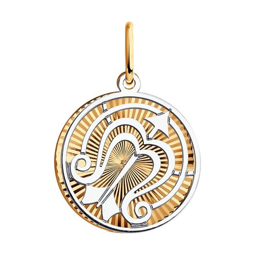 Подвеска из комбинированного золота Ювелирное изделие - Подвеска из комбинированного золота в магазине Best-Gold 073744