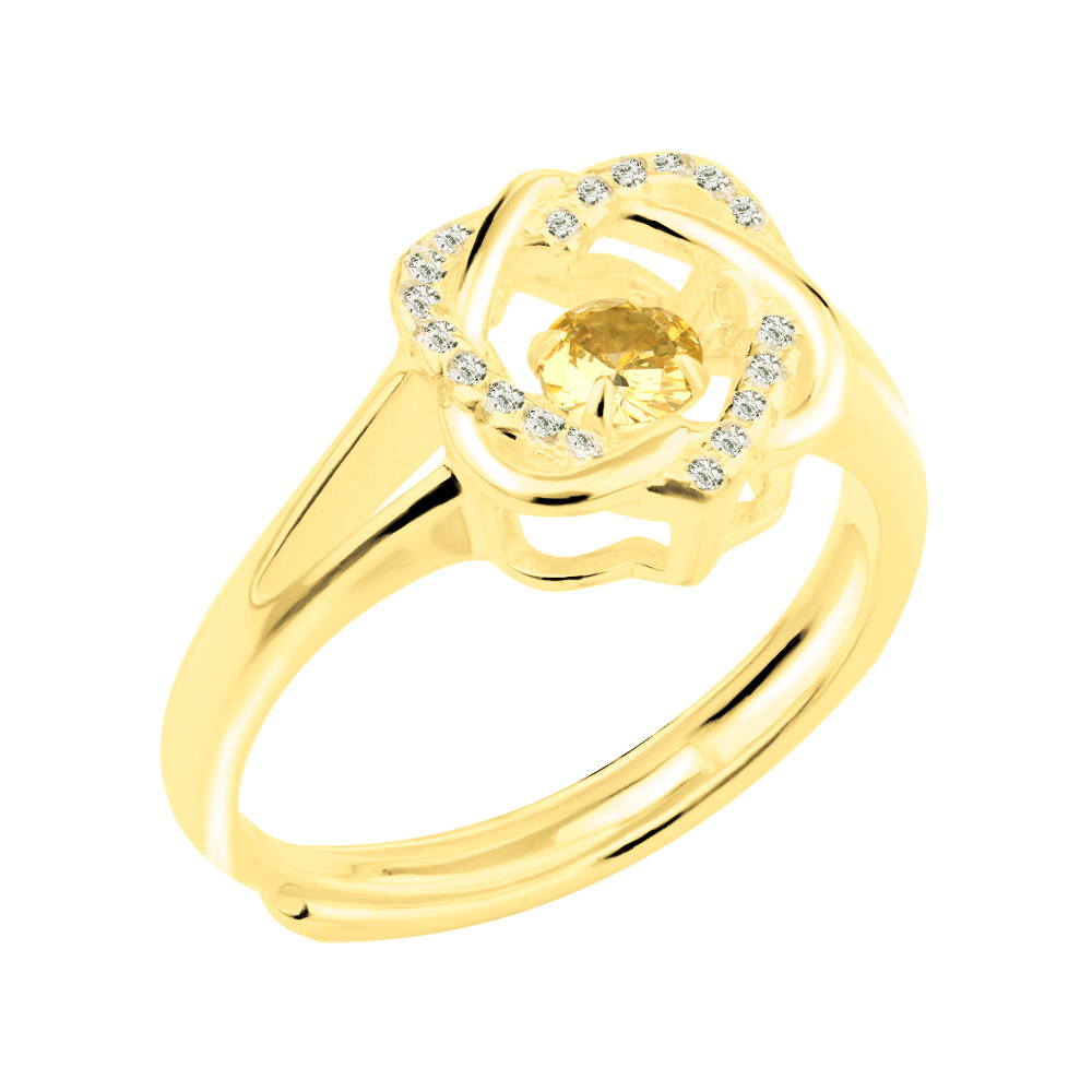 Кольцо из серебра с цирконом Ювелирное изделие - Кольцо из серебра с цирконом в магазине Best-Gold 032855