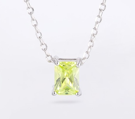 Ювелирное изделие - Колье из серебра с цирконом в магазине Best-Gold 147945