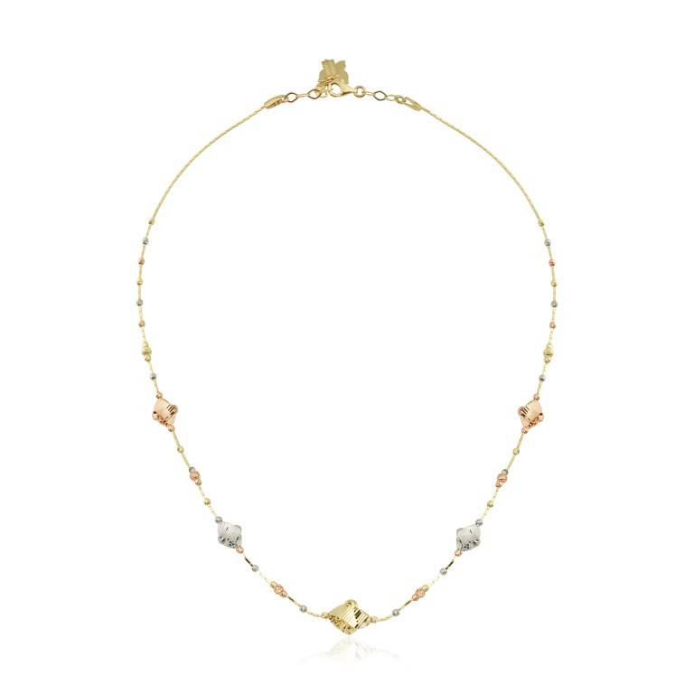Ювелирное изделие - Колье из комбинированного золота в магазине Best-Gold 102782