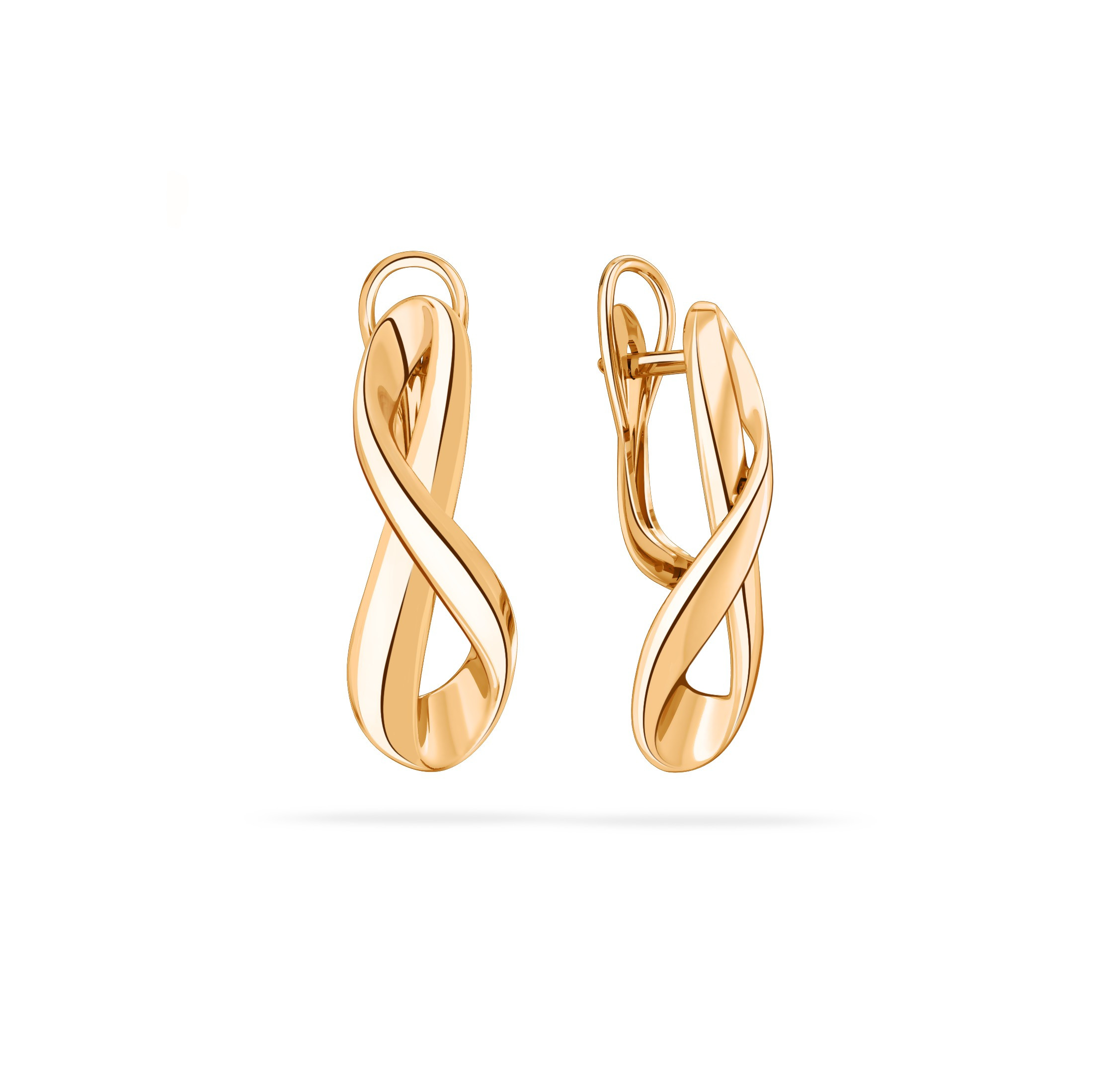 Серьги из красного золота Ювелирное изделие - Серьги из красного золота в магазине Best-Gold 083487