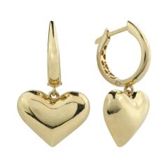 Серьги из желтого золота