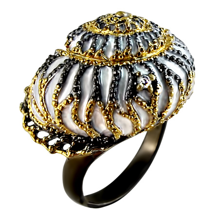 Кольцо из серебра с фианитами Ювелирное изделие - Кольцо из серебра с фианитами в магазине Best-Gold 119321