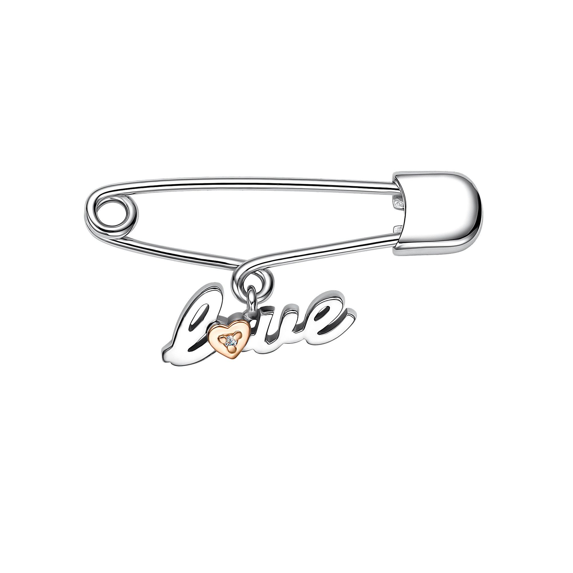 Булавка из серебра с бриллиантом Ювелирное изделие - Булавка из серебра с бриллиантом в магазине Best-Gold 125515