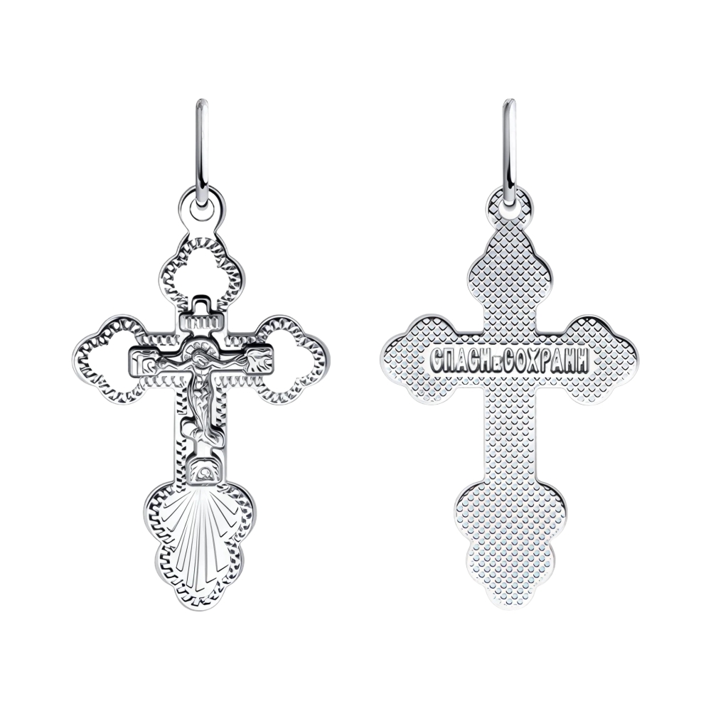 Ювелирное изделие - Крест из серебра в магазине Best-Gold 151888