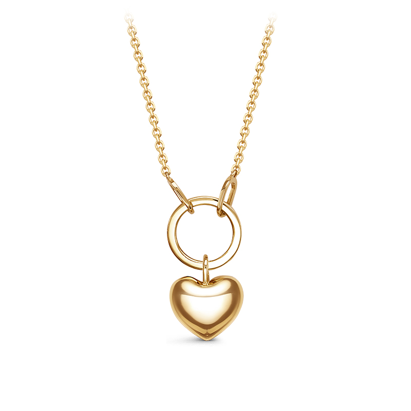 Ювелирное изделие - Колье из желтого золота с фианиом в магазине Best-Gold 142566