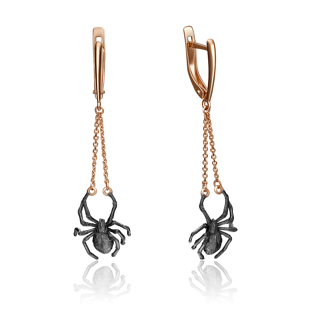 Серьги из красного золота Ювелирное изделие - Серьги из красного золота в магазине Best-Gold 101059