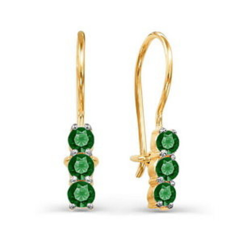 Серьги из красного золота с фианитами Ювелирное изделие - Серьги из красного золота с фианитами в магазине Best-Gold 103655