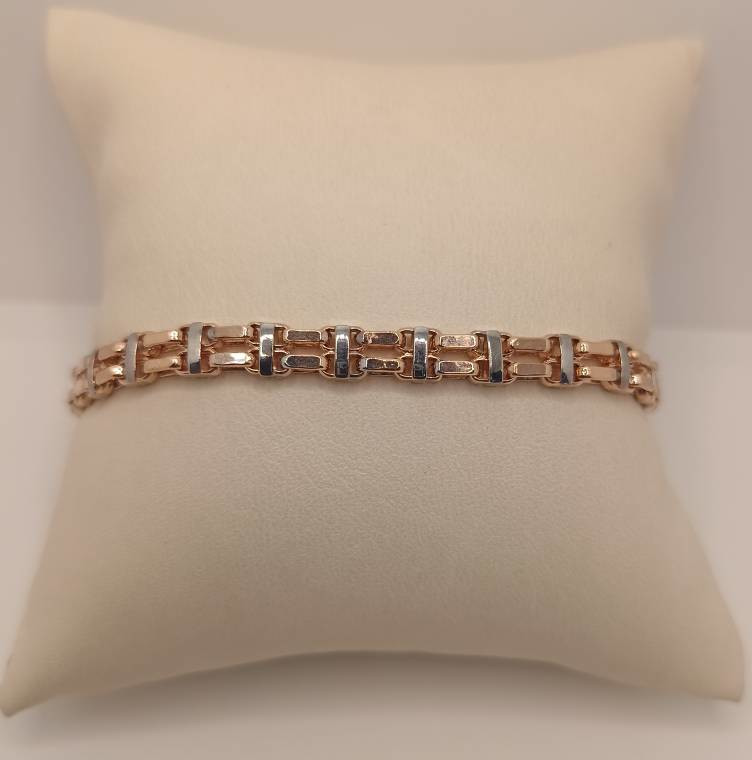 Браслет из комбинированного золота