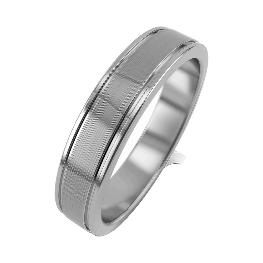 Ювелирное изделие - Обручальное кольцо из белого золота в магазине Best-Gold 130901