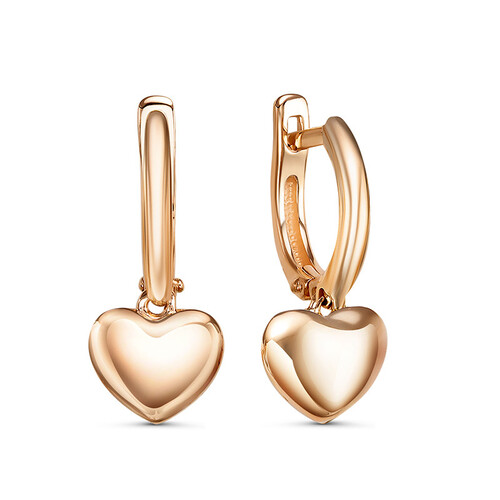 Серьги из красного золота Ювелирное изделие - Серьги из красного золота в магазине Best-Gold 028672