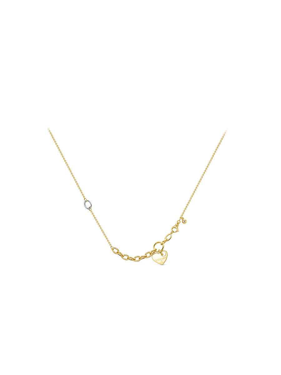 Колье из желтого золота с фианитами Ювелирное изделие - Колье из желтого золота с фианитами в магазине Best-Gold 144344