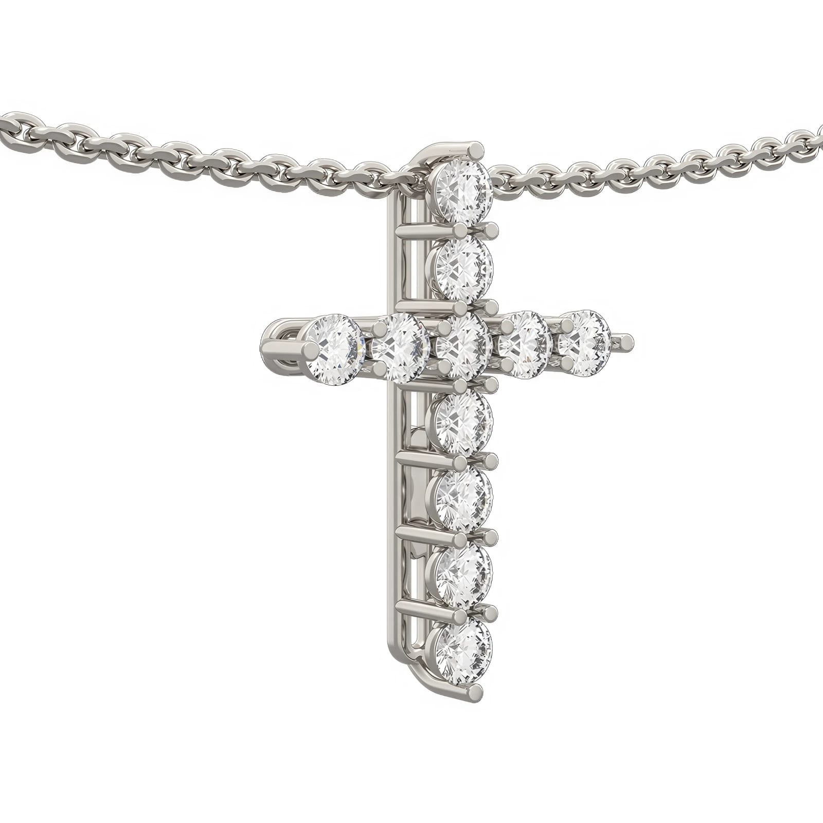 Колье из белого золота с бриллиантами Ювелирное изделие - Колье из белого золота с бриллиантами в магазине Best-Gold 155477