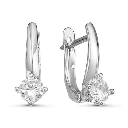 Серьги из белого золота с фианитами Ювелирное изделие - Серьги из белого золота с фианитами в магазине Best-Gold 029914