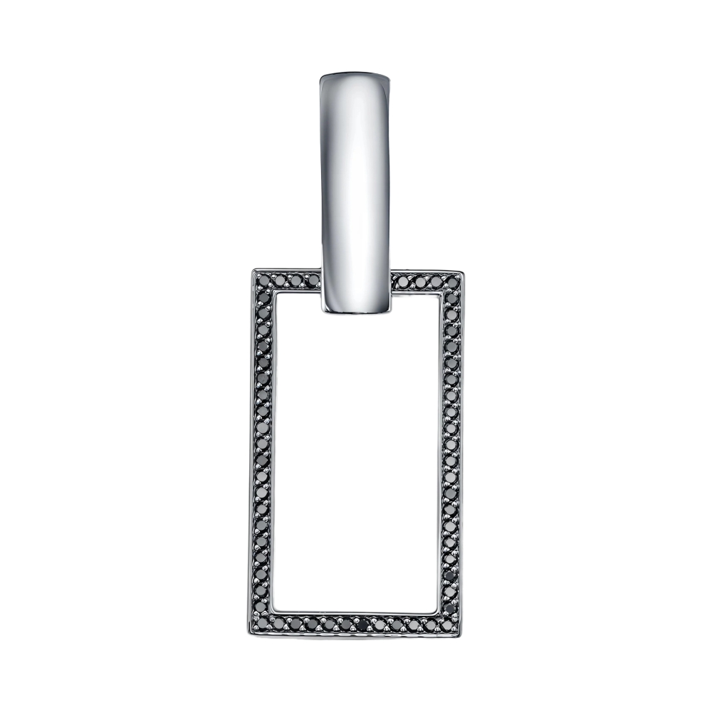 Подвеска из белого золота с бриллиантами Ювелирное изделие - Подвеска из белого золота с бриллиантами в магазине Best-Gold 150111