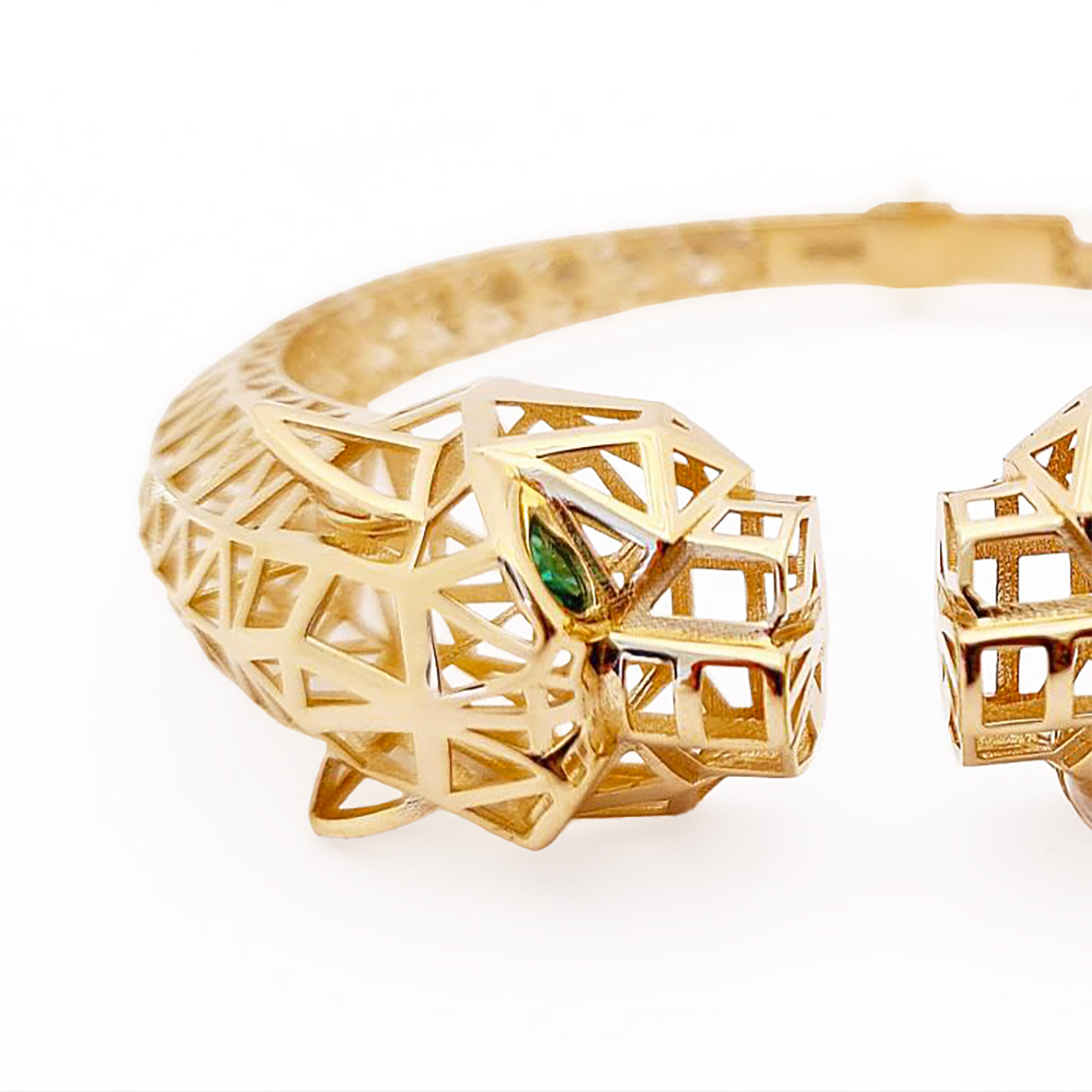 Браслет из красного золота с фианитами Ювелирное изделие - Браслет из красного золота с фианитами в магазине Best-Gold 140551