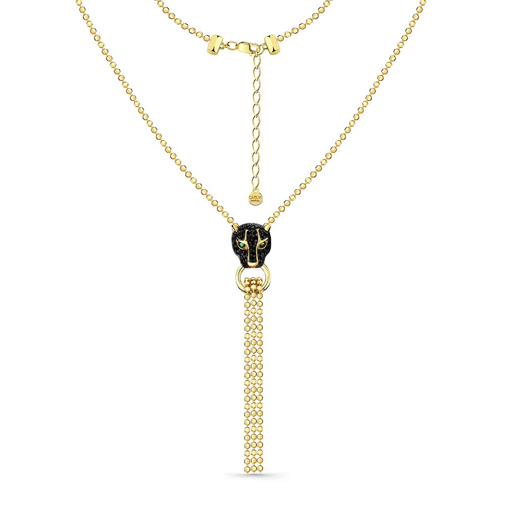 Ювелирное изделие - Колье из желтого золота с фианитами в магазине Best-Gold 140155