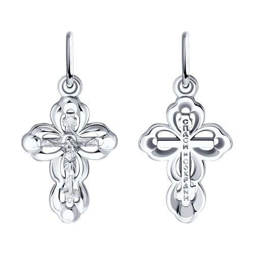 Ювелирное изделие - Крест из серебра в магазине Best-Gold 151886