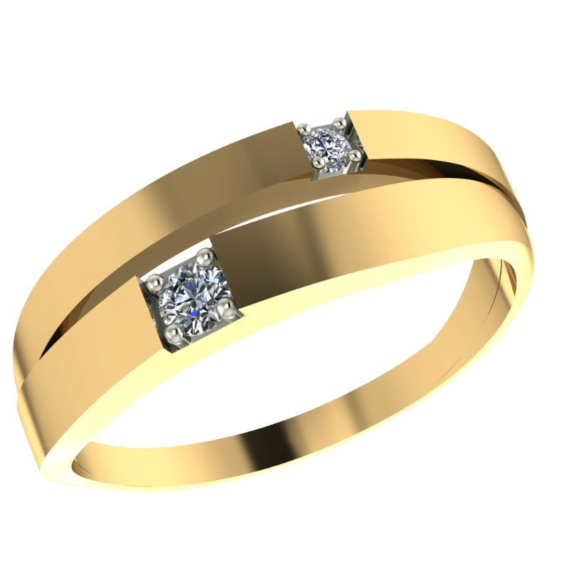 Ювелирное изделие - Кольцо из красного золота с фианитами в магазине Best-Gold 030383
