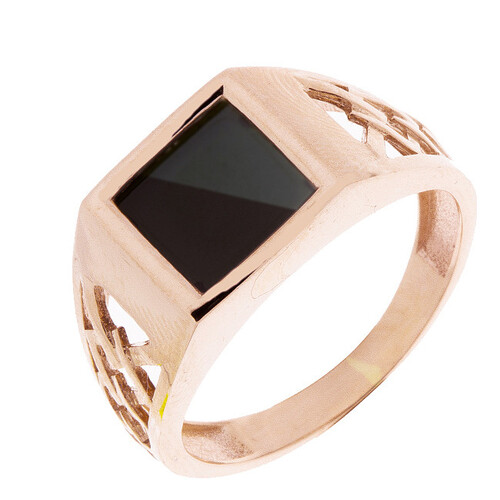 Печатка мужская из серебра с фианитами Ювелирное изделие - Печатка мужская из серебра с фианитами в магазине Best-Gold 001666