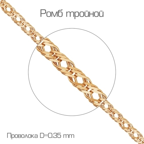 Цепь из красного золота Ювелирное изделие - Цепь из красного золота в магазине Best-Gold 083128