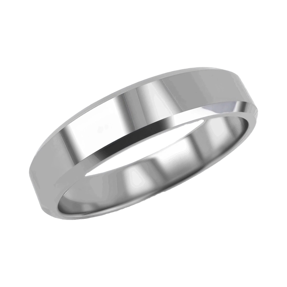 Обручальное кольцо из белого золота Ювелирное изделие - Обручальное кольцо из белого золота в магазине Best-Gold 068523