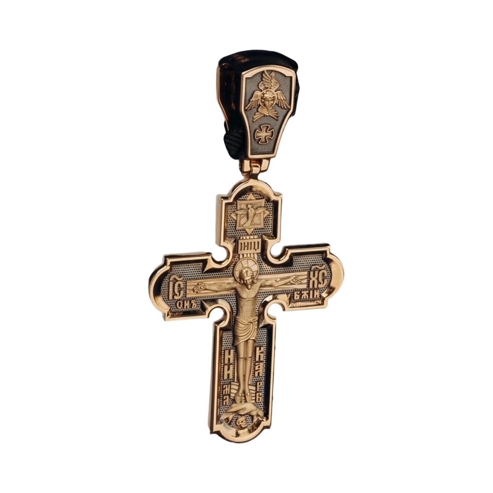 Ювелирное изделие - Крест из красного золота в магазине Best-Gold 155034