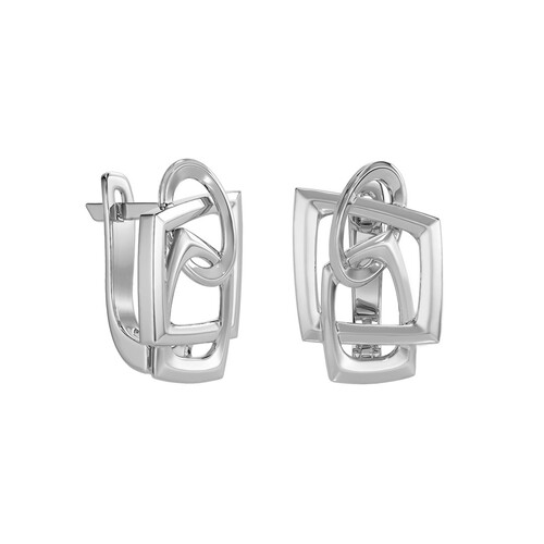 Ювелирное изделие - Серьги из серебра в магазине Best-Gold 117410