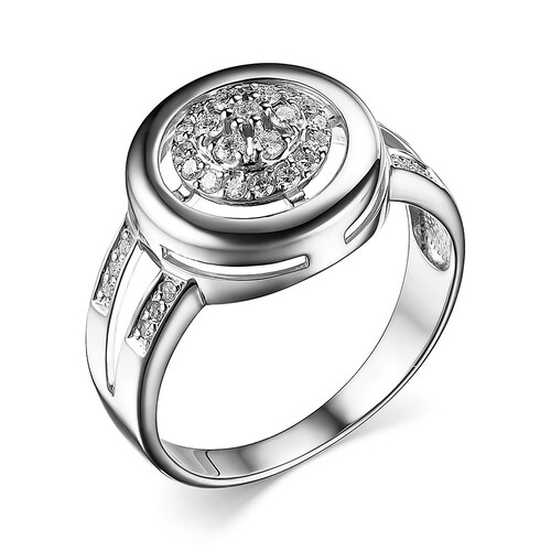 Кольцо из белого золота с бриллиантами Ювелирное изделие - Кольцо из белого золота с бриллиантами в магазине Best-Gold 030573