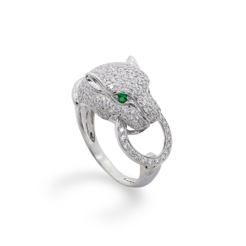 Ювелирное изделие - Кольцо из серебра с фианитами в магазине Best-Gold 112355