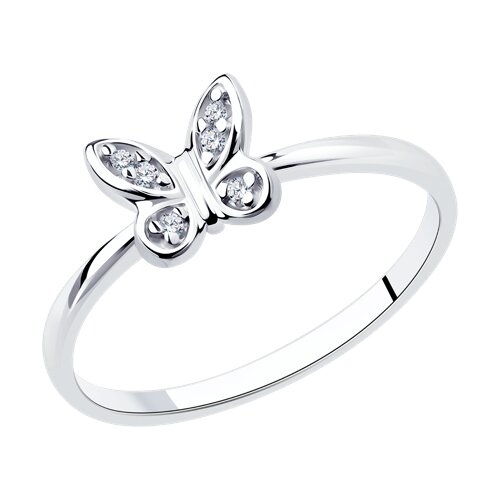 Кольцо из серебра с фианитами Ювелирное изделие - Кольцо из серебра с фианитами в магазине Best-Gold 052123