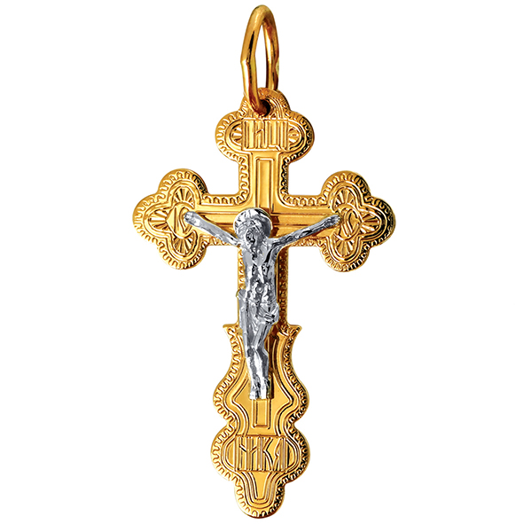 Крест из красного золота Ювелирное изделие - Крест из красного золота в магазине Best-Gold 145196