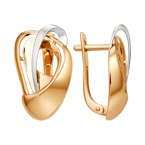 Серьги из красного золота Ювелирное изделие - Серьги из красного золота в магазине Best-Gold 145373