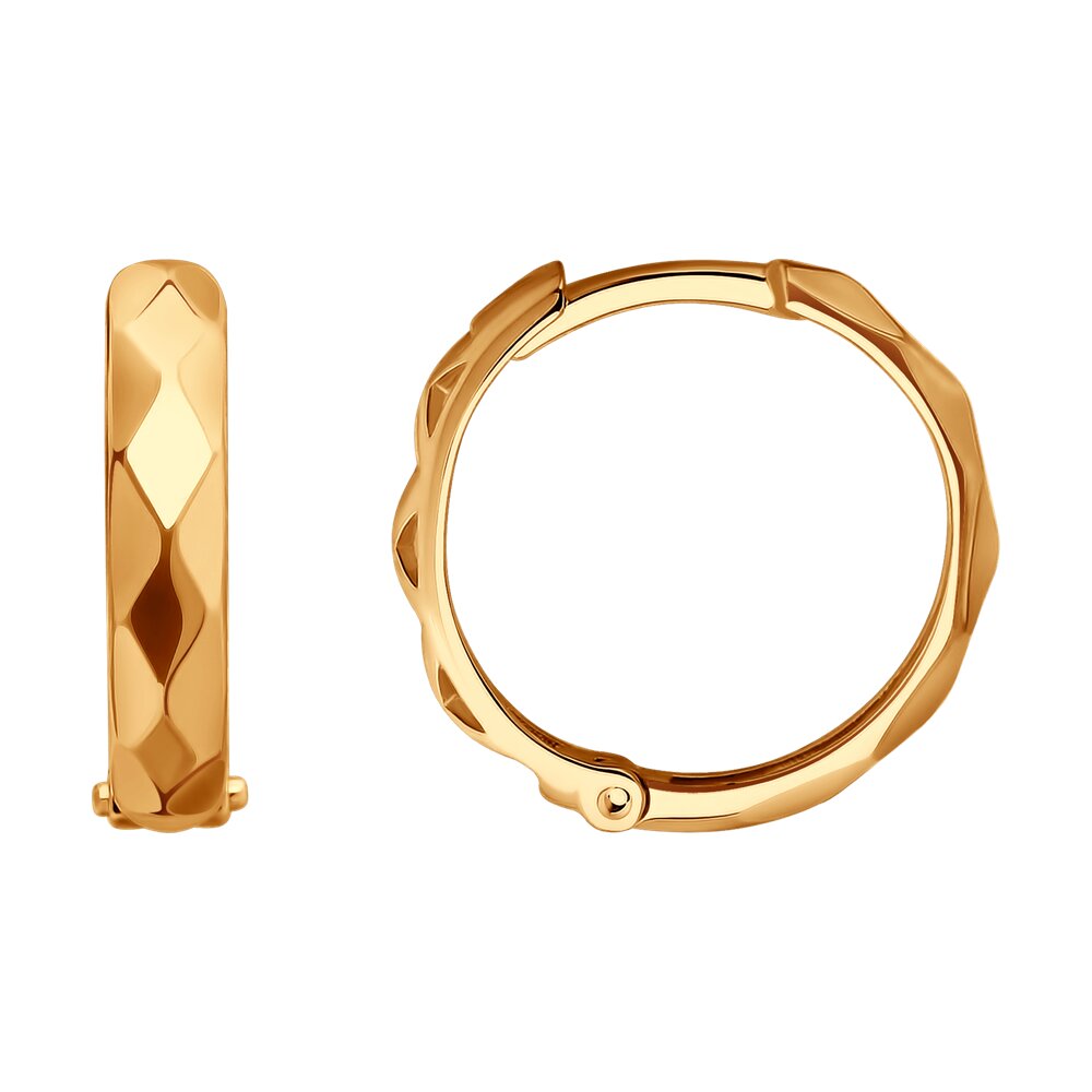 Ювелирное изделие - Серьги из красного золота в магазине Best-Gold 124663