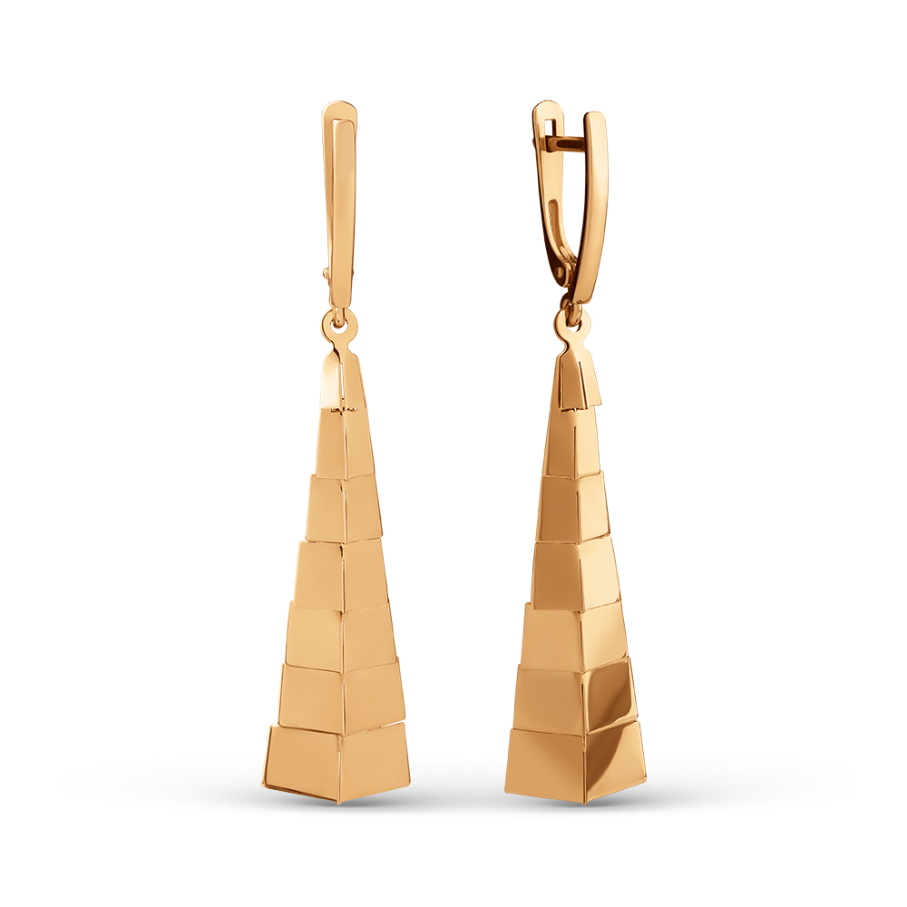 Ювелирное изделие - Серьги из красного золота в магазине Best-Gold 151611