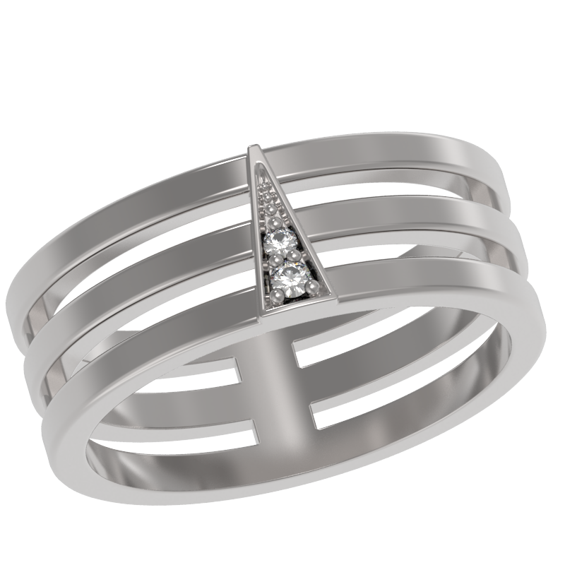 Кольцо из серебра с фианитами Ювелирное изделие - Кольцо из серебра с фианитами в магазине Best-Gold 095511