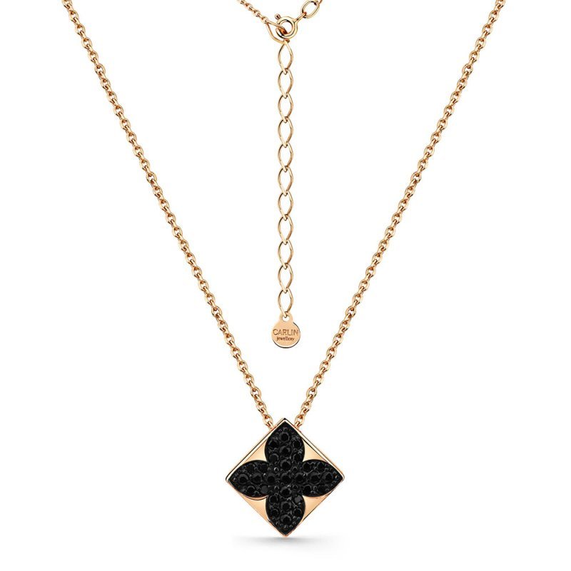 Подвеска из красного золота с фианитами Ювелирное изделие - Подвеска из красного золота с фианитами в магазине Best-Gold 130467