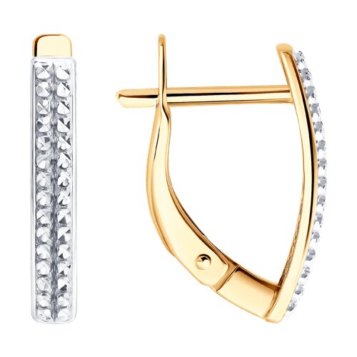 Серьги из красного золота