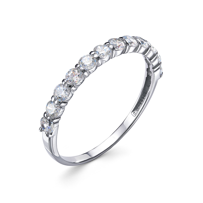 Кольцо из серебра с фианитами Ювелирное изделие - Кольцо из серебра с фианитами в магазине Best-Gold 146889