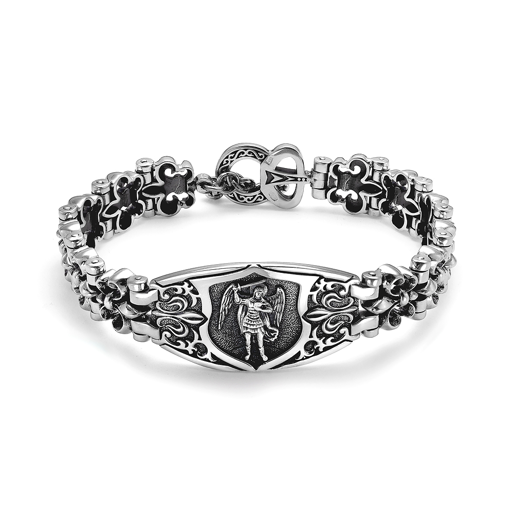 Браслет из серебра "Архангел Михаил" Ювелирное изделие - Браслет из серебра "Архангел Михаил" в магазине Best-Gold 128867