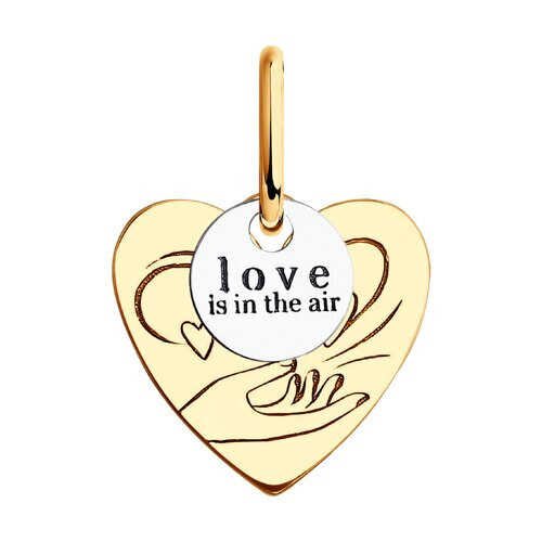 Подвеска из комбинированного золота Ювелирное изделие - Подвеска из комбинированного золота в магазине Best-Gold 097538