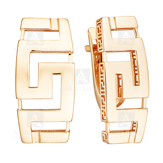 Серьги из красного золота Ювелирное изделие - Серьги из красного золота в магазине Best-Gold 154329