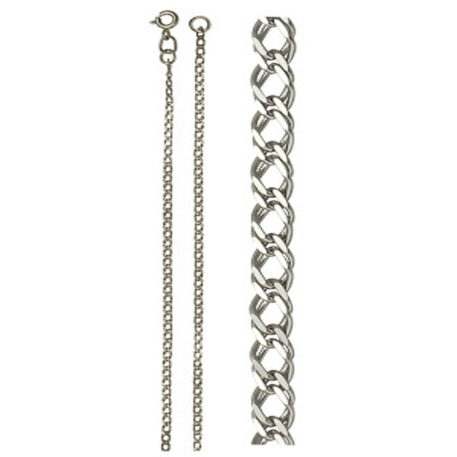 Цепь из белого золота плетение Двойной ромб Ювелирное изделие - Цепь из белого золота плетение Двойной ромб в магазине Best-Gold 043781