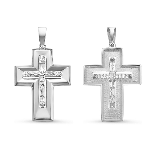 Ювелирное изделие - Крест из серебра в магазине Best-Gold 141082