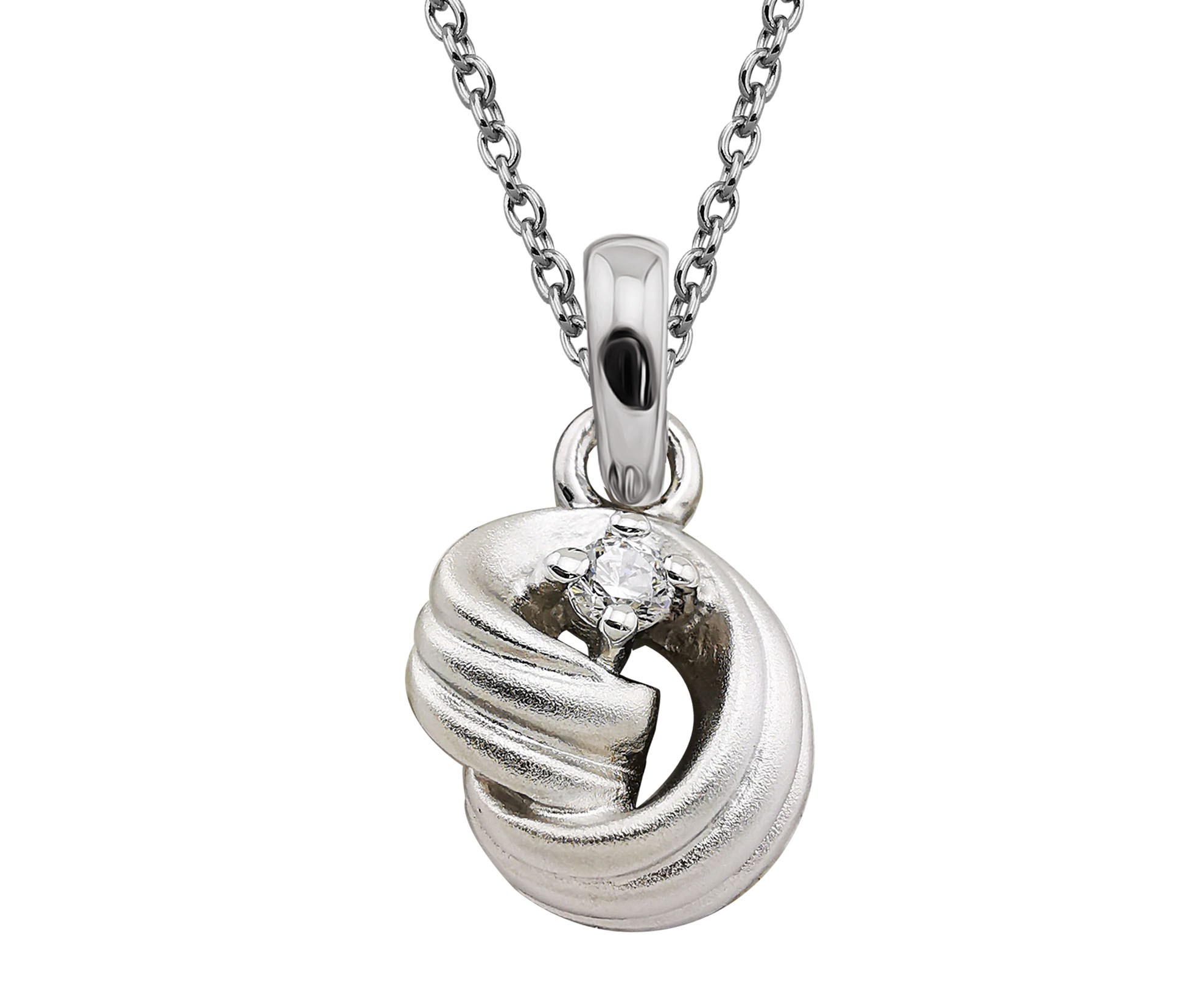 Ювелирное изделие - Подвеска из серебра с белым топазом в магазине Best-Gold 149830