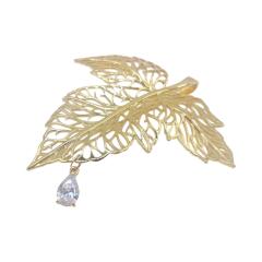 Ювелирное изделие - Бижутерная брошь с фианитами в магазине Best-Gold 155209
