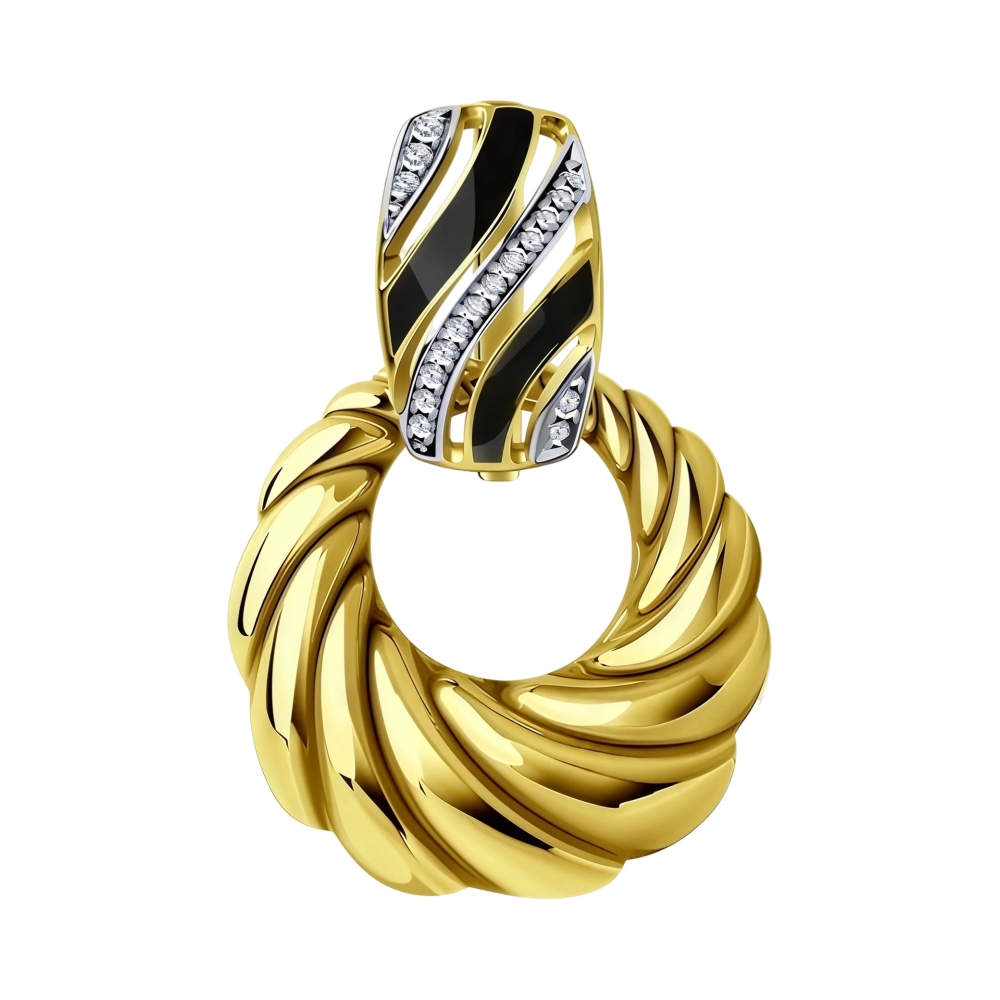 Подвеска из серебра с фианитами Ювелирное изделие - Подвеска из серебра с фианитами в магазине Best-Gold 152746