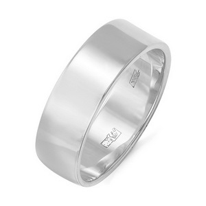 Обручальное кольцо из серебра Ювелирное изделие - Обручальное кольцо из серебра в магазине Best-Gold 033296