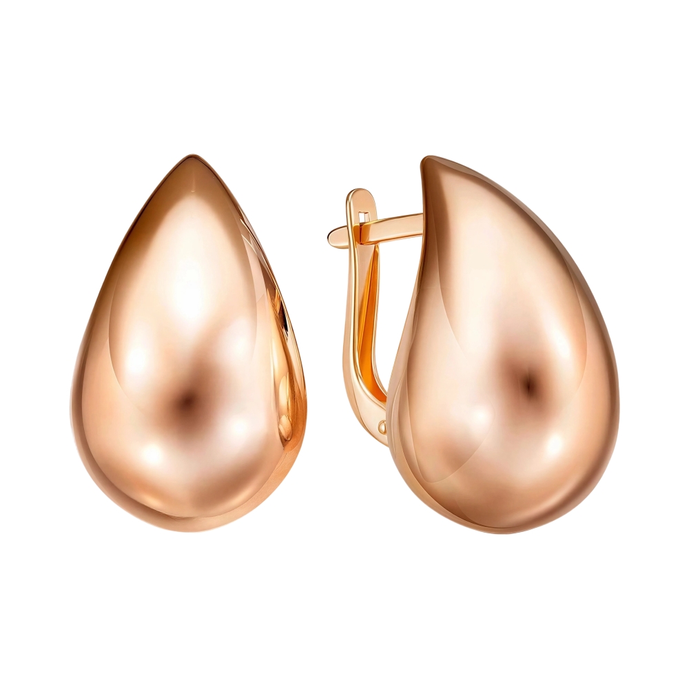 Ювелирное изделие - Серьги из красного золота в магазине Best-Gold 152073