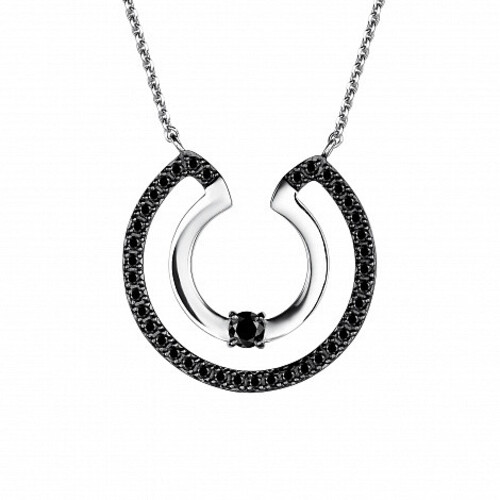 Колье из белого золота с бриллиантами Ювелирное изделие - Колье из белого золота с бриллиантами в магазине Best-Gold 086393